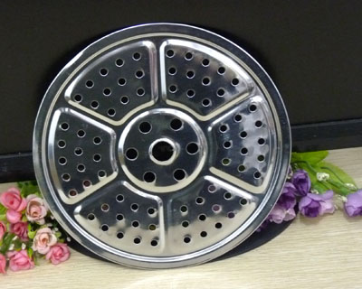24不銹鋼蒸盤器 蒸盤 蒸架 蒸屜/蒸片--24蒸片鋼-500/件A12-2-2