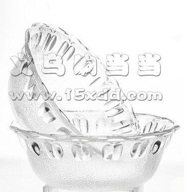 特價(jià)透明玻璃碗冰激凌碗沙拉碗果醬碗冰粥碗甜品碗米飯碗磨砂碗-5寸摩洛哥玻璃碗----B20-1-1
