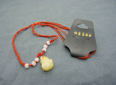紅繩項(xiàng)鏈繩加玉石 掛吊墜繩子自由拉伸百搭可調(diào) -玉石紅繩項(xiàng)鏈吊墜B2-4-3