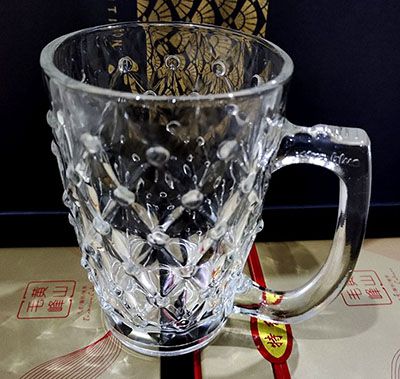 ZB62歐式無鉛玻璃水杯浮雕啤酒洋酒杯甜品冷飲果汁杯子六B10-4-1