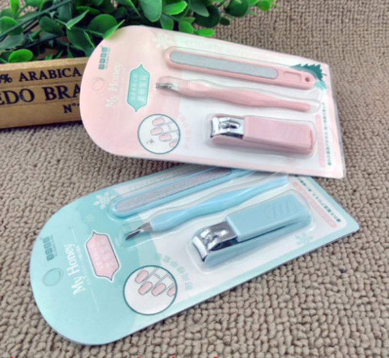 YH-069時尚修甲套裝指甲刀+死皮挫+磨甲器 2元店貨源六c2-3-5