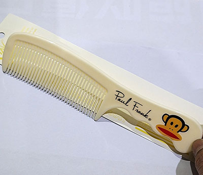 12號大號印花美發(fā)梳防靜電密齒順發(fā)梳家用女長發(fā)直發(fā)梳子C2-4-4