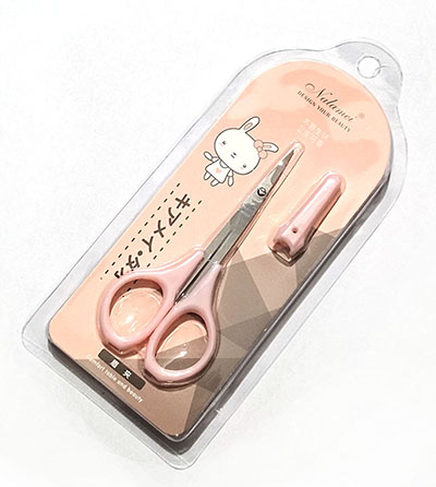 美容眉毛修眉剪 不銹鋼眉毛小剪刀耐磨美妝工具C7-2-1
