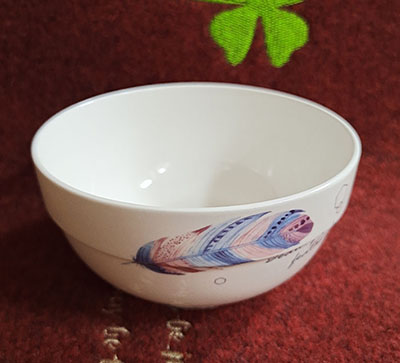 一級(jí)5寸精品護(hù)邊個(gè)性創(chuàng)意陶瓷加厚碗飯碗（18號(hào)）運(yùn)輸破損自理無(wú)售后