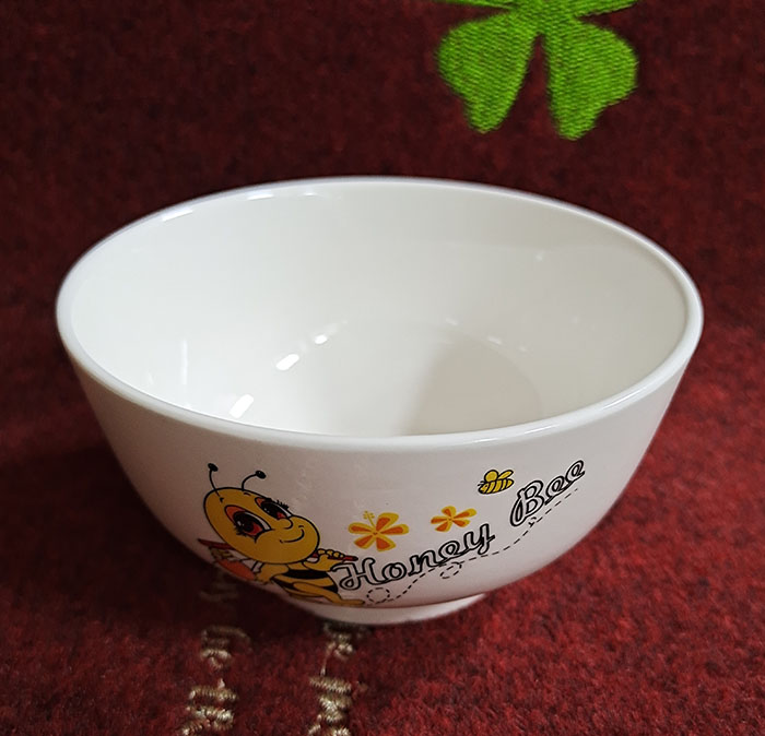 一級5寸精品圓邊個性創(chuàng)意陶瓷加厚碗飯碗（11號）運輸破損自理無售后