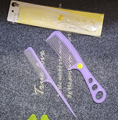 10號(hào)2個(gè)裝亞光少女梳子卷發(fā)梳 按摩美發(fā)順發(fā)梳套裝C9-2-2