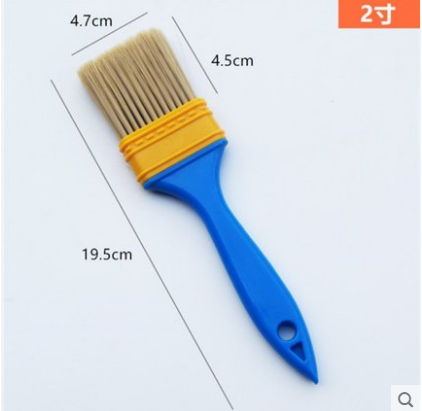 2寸燒烤刷子塑料刷油漆刷不掉毛刷食品掃灰塵耐腐蝕刷/六B31-2-4