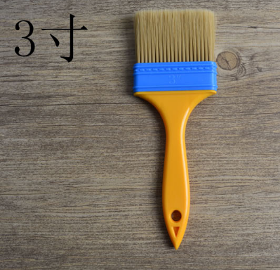 （800/件）3寸燒烤刷子塑料刷油漆刷不掉毛刷食品掃灰塵耐腐蝕刷-25/盒六B32-1-3