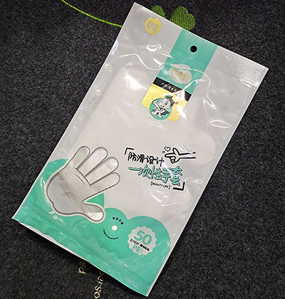 伊香坊高檔加厚防滑一次性手套50只裝---伊香一次性手套200/件B32-4-2