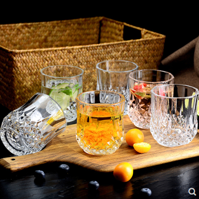 19102鉆石杯水晶玻璃小酒杯無鉛玻璃杯六B17-2-1