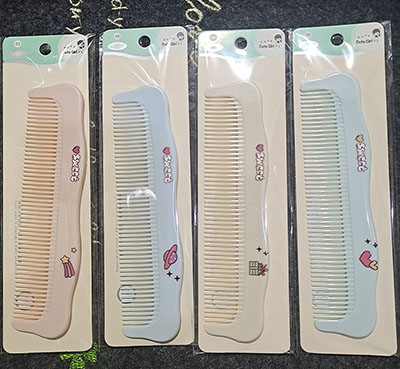 6號美發(fā)梳子創(chuàng)意便攜家用防靜電梳子直發(fā)梳塑料梳美發(fā)梳六c1-1-3