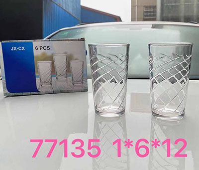 77135大號(hào)特價(jià)鋼化杯飲料杯果汁杯杯奶茶杯B5-1-1
