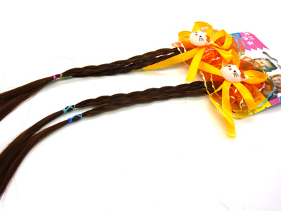 小孩兒童假發(fā)手工辮子名族風(fēng)可愛發(fā)夾發(fā)飾 假發(fā)辮子發(fā)卡頭飾辮子 小孩假發(fā)C5-1-2