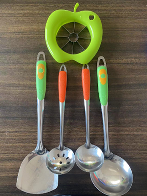 688廚房用品湯勺鏟組合切蘋果器勺鏟五件套/60套/箱六B16-4-1