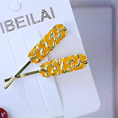 頭飾夾子女氣質(zhì)發(fā)卡金屬一字夾精致頭飾不傷發(fā)側(cè)邊夾發(fā)飾C3-2-4