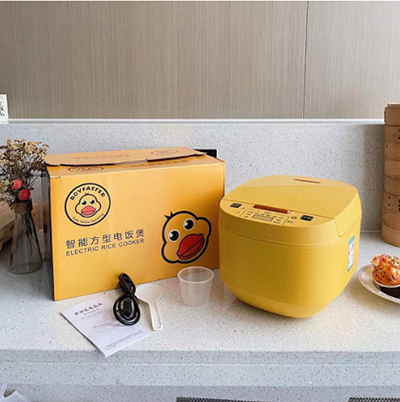 小黃鴨電飯煲家用5L大容量不粘鍋多功能智能預(yù)約電飯煲B35-2-4