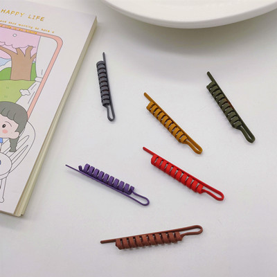 彩色一字夾韓國少女糖果夾發(fā)卡劉海頭飾C6-3-4