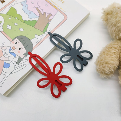 彩色一字夾韓國(guó)糖果色發(fā)夾碎發(fā)夾C6-3-4