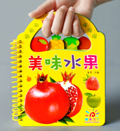 寶貝手提書(shū)翻翻書(shū)手提書(shū)10冊(cè) 兒童看圖識(shí)字動(dòng)物書(shū)兒歌書(shū)0-3歲卡片書(shū)A33-2-1