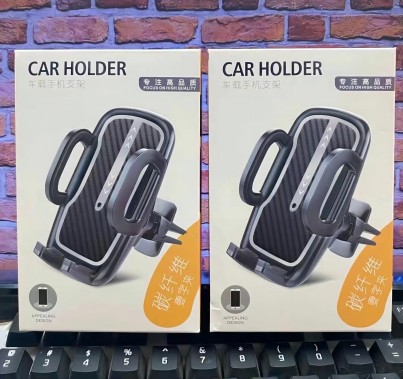 613系列碳纖維壹字夾車載手機支架六B33-2-4